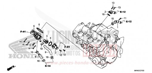 THERMOSTAT CBR650RAK de 2019